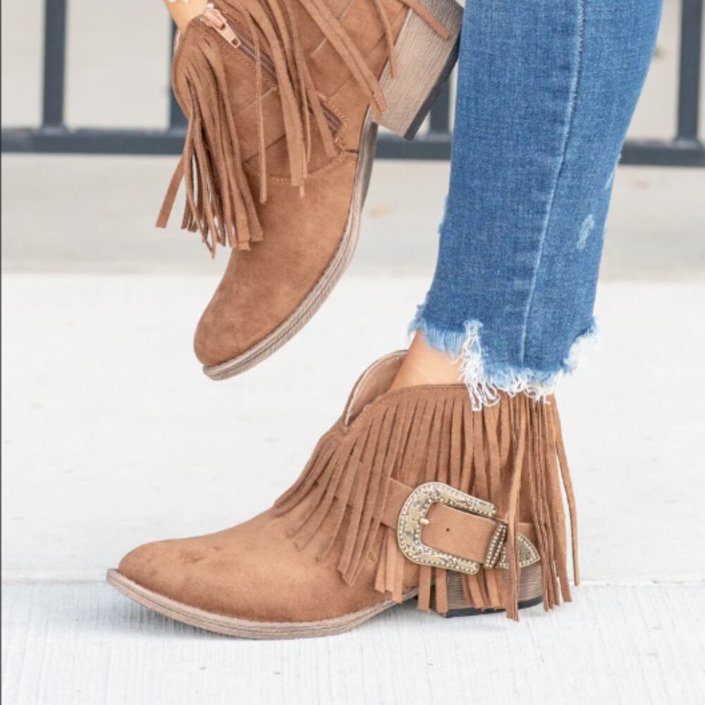 Billie Tan Boots by Very G